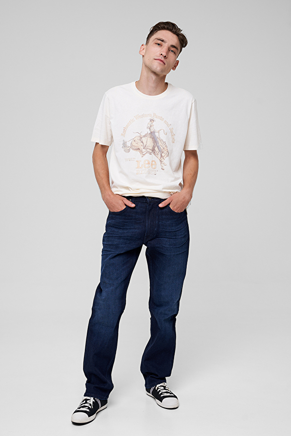 Джинсы LEE Brooklyn Straight Regular Fit (L452DHDO) Темно-синий