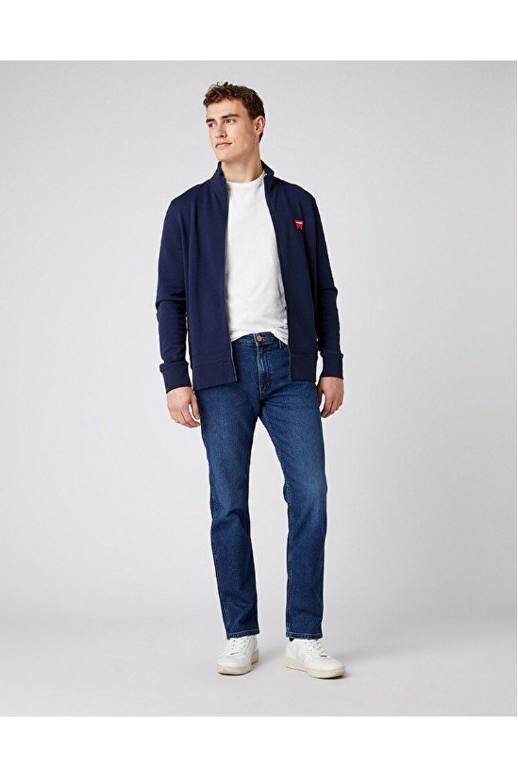 Кофта Wrangler Funnel Neck Zip Regular Fit (W6G5HA114) Темно-синий