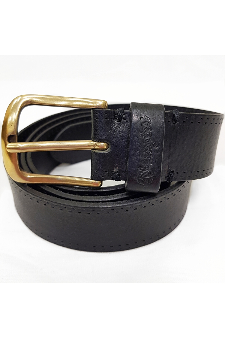 Ремень Wrangler Refined Perforated (W0B10U101) Черный