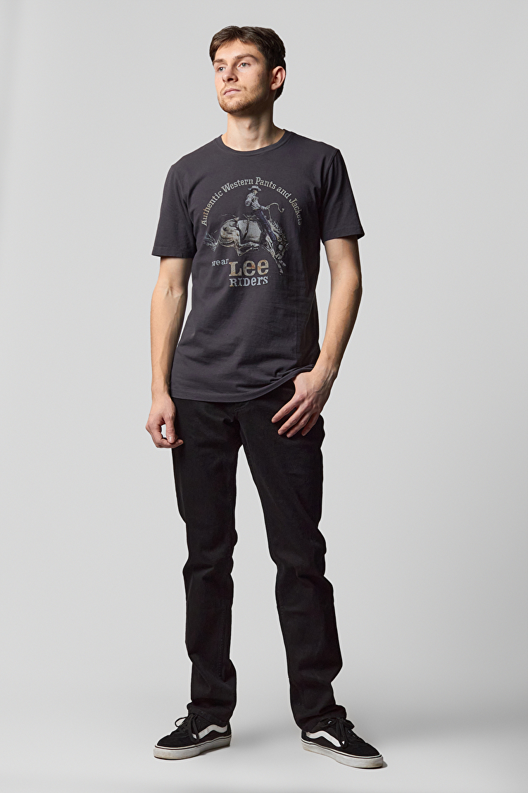 Джинси LEE Brooklyn Straight Regular Fit (L452JBCS) Чорний