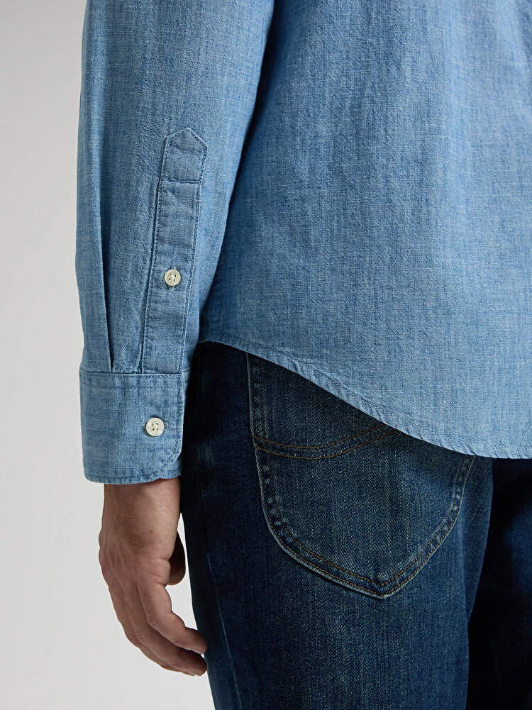 Сорочка LEE LEE SHIRT Regular Fit (112376561) Блакитний