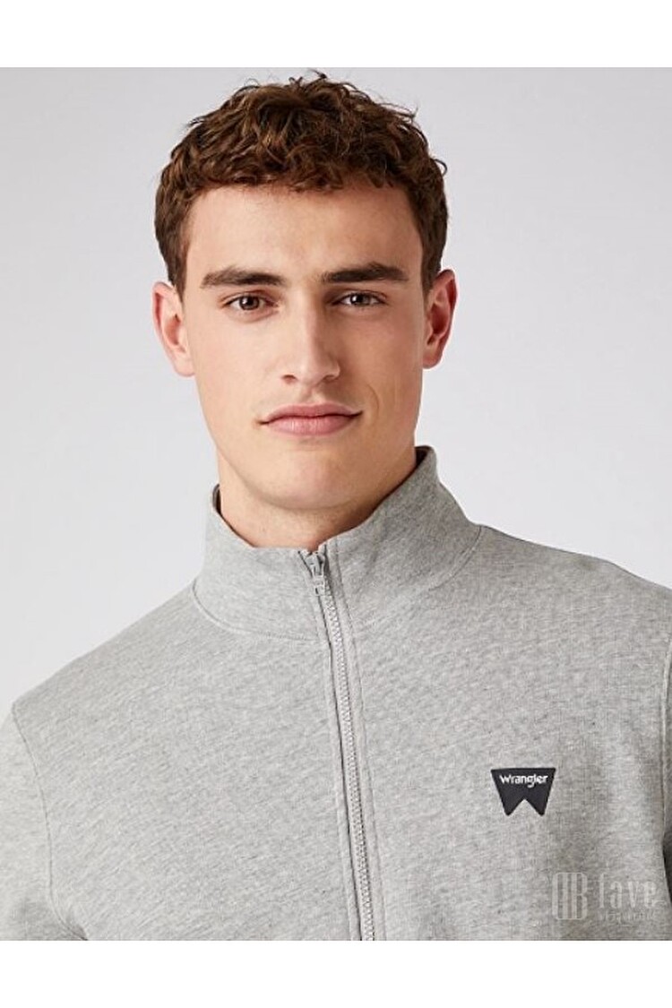 Кофта Wrangler Funnel Neck Zip Regular Fit (W6G5HAX37) Серый