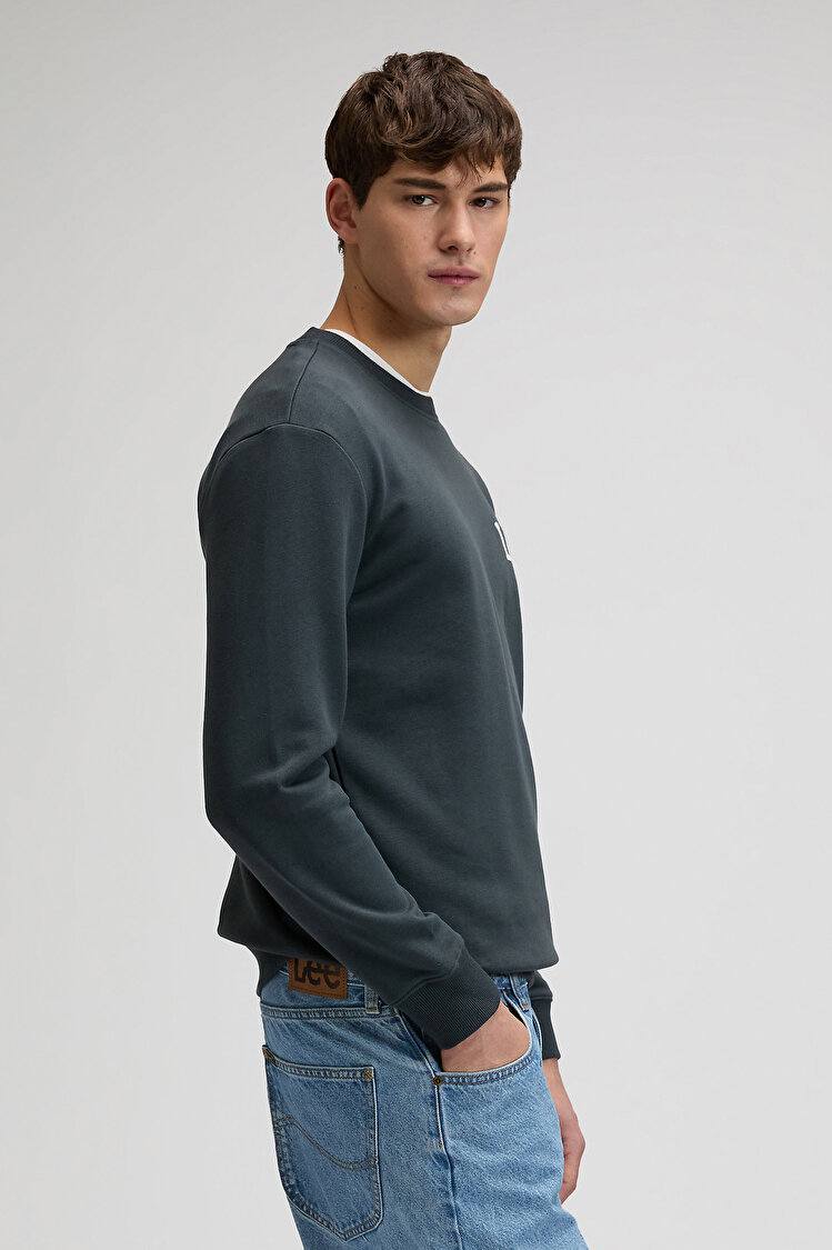 Свитшот LEE WOBBLY LEE SWS Regular Fit (112376439) Черный