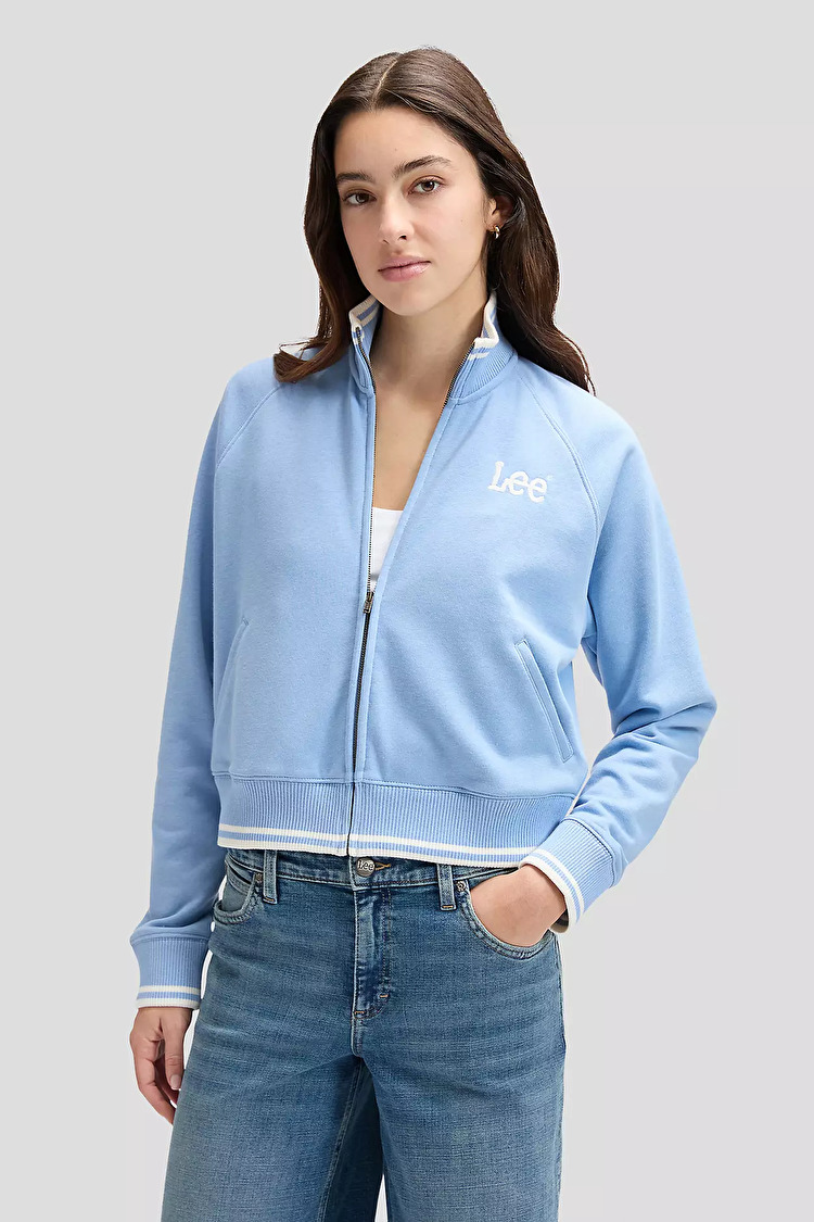 Світшот на блискавці LEE ZIP UP Relaxed Fit (112376984) Блакитний