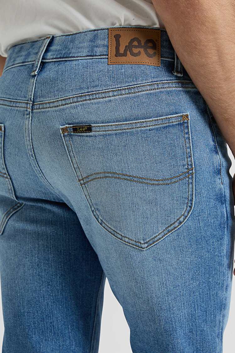 Джинсы LEE Rider Slim Fit (112376397) Голубой