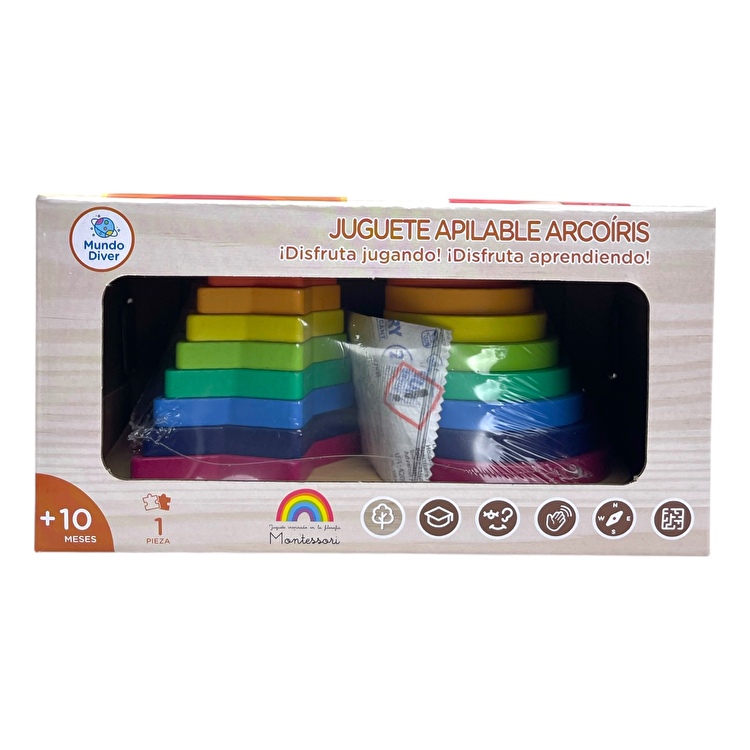 Игрушка для складывания Радуга MONTESSORI (114-SC)