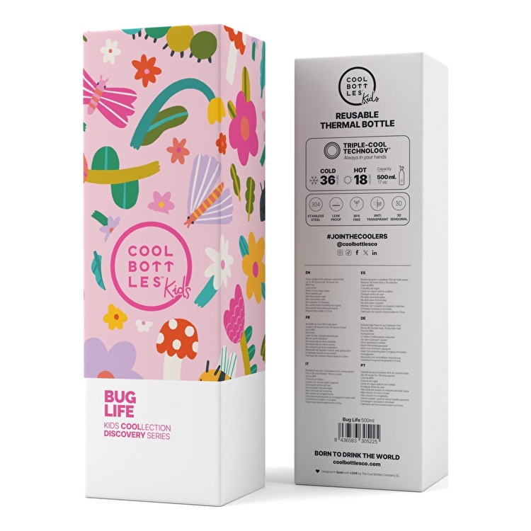 Термобутылка детская COOL BOTTLES Bug life 500 мл. (0408V)