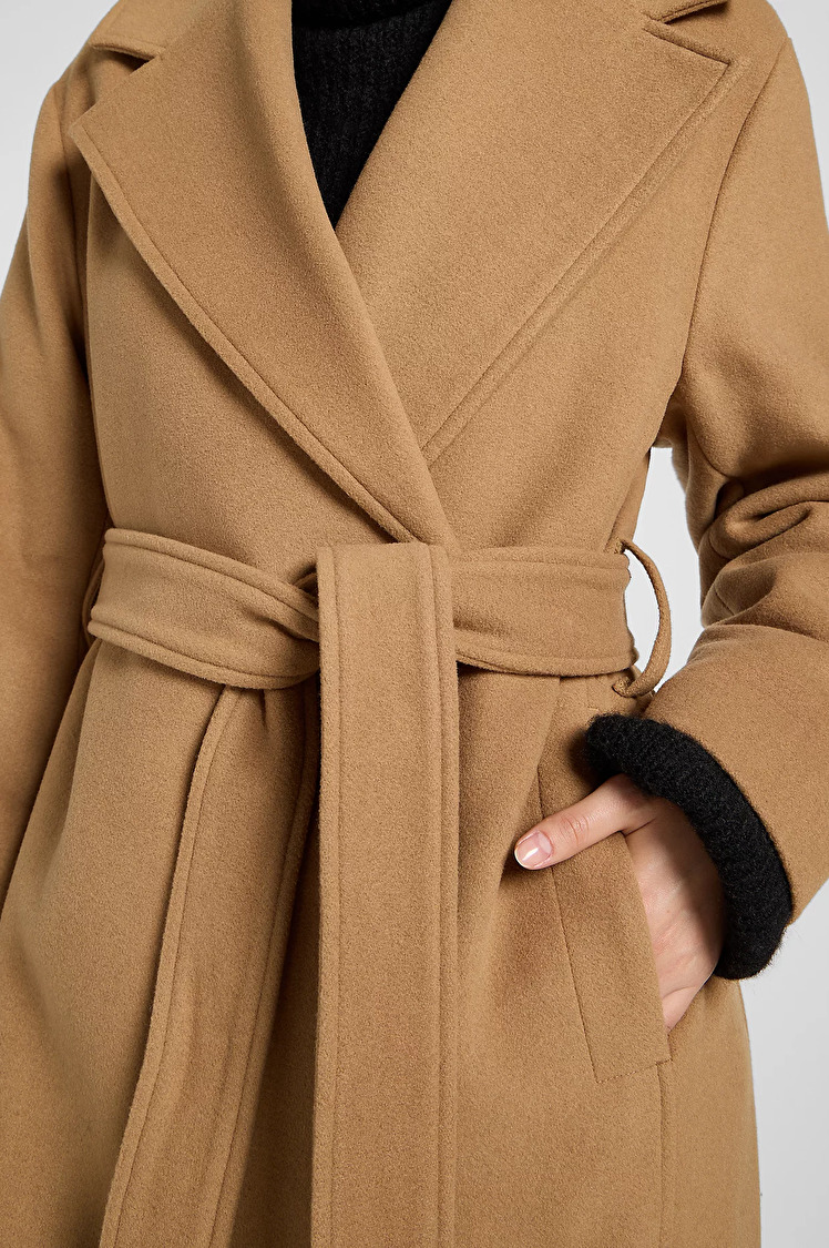 Пальто LEE WOOL COAT Relaxed Fit (112371065) Бежевий