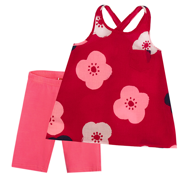 Комплект: Туніка та шорти Losan Kids girls (416-8021AD/142) Малиновий