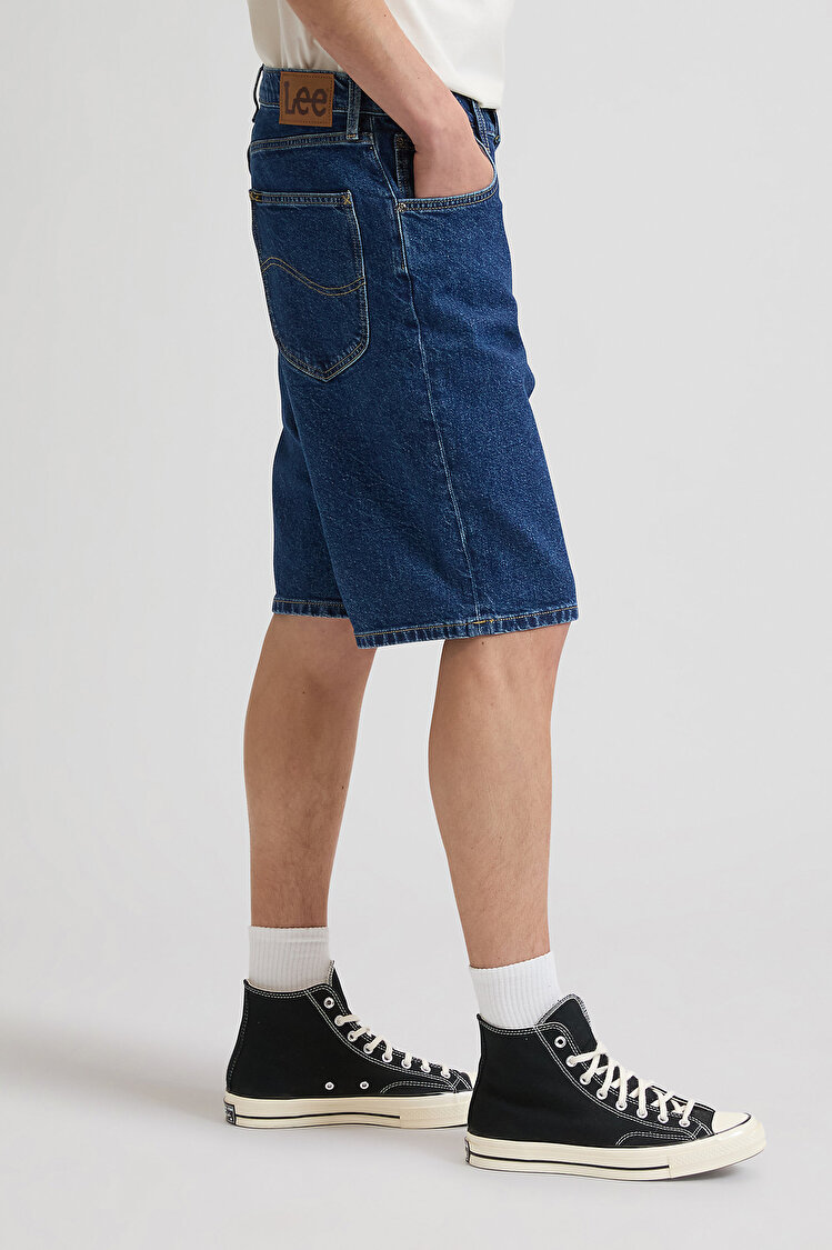 Шорты LEE ASHER SHORT Loose Fit (112376400) Голубой