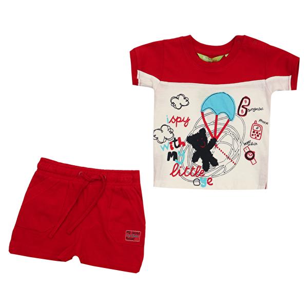 Костюм : Футболка и шорты Losan Mc baby boys (017800303/51) Красный