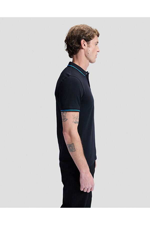 Поло LEE Pique Polo Regular Fit (112113687-L61ARL01) Чорний