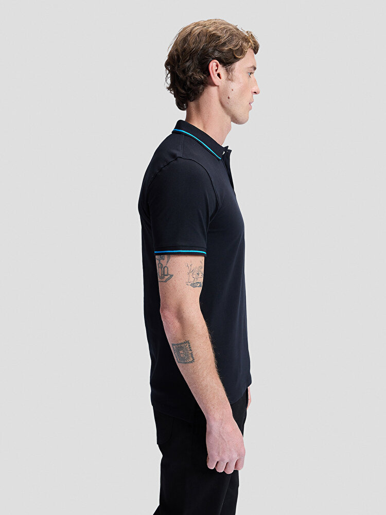 Поло LEE Pique Polo Regular Fit (112113687-L61ARL01) Чорний