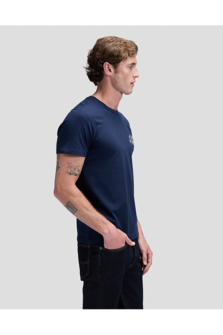 Футболка LEE Small Logo Tee Relaxed Fit (112376517) Синий