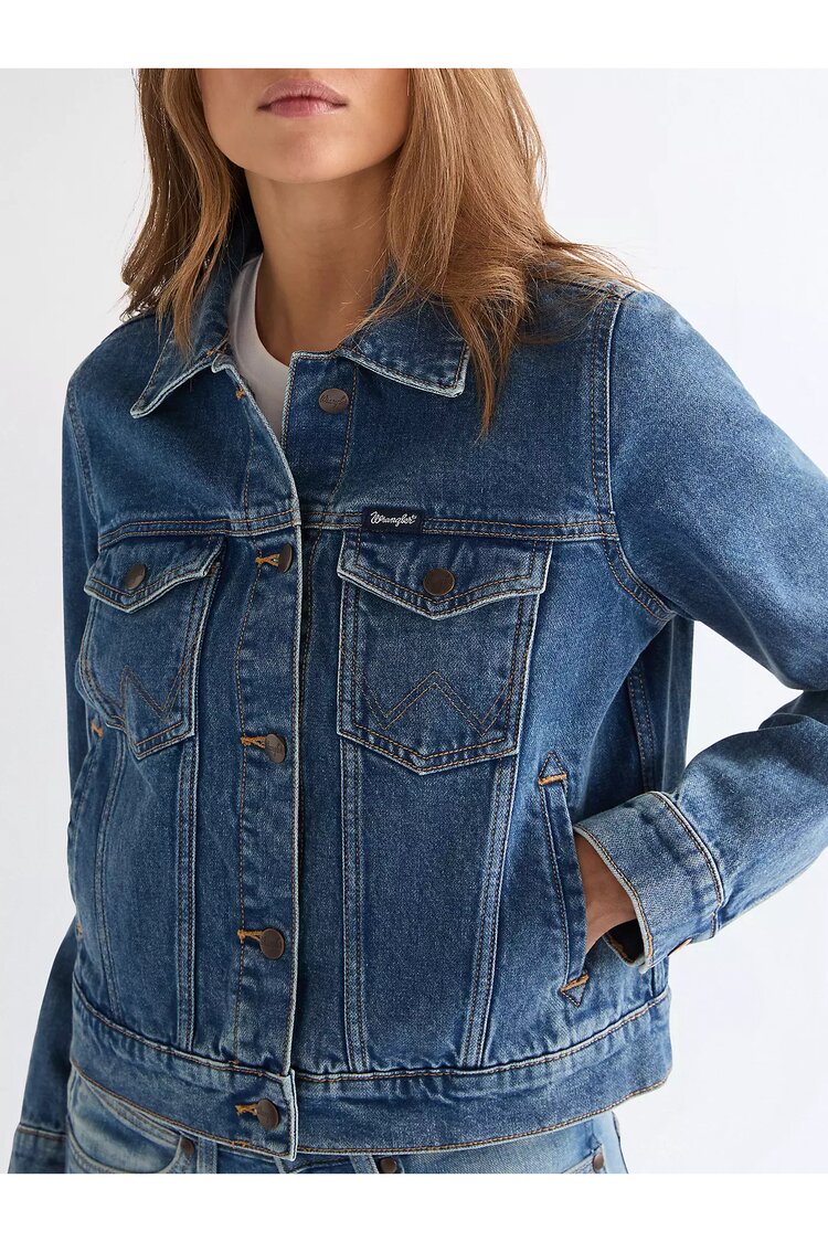 Куртка Wrangler WESTERN JACKET Regular Fit (112378318) Блакитний