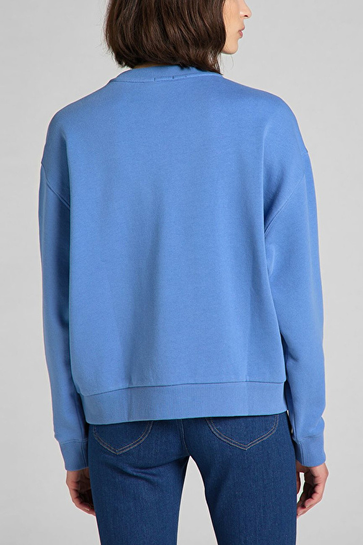 Свитшот LEE Crew Neck Sweatshirt Relaxed Fit (L53LRYSV) Голубой