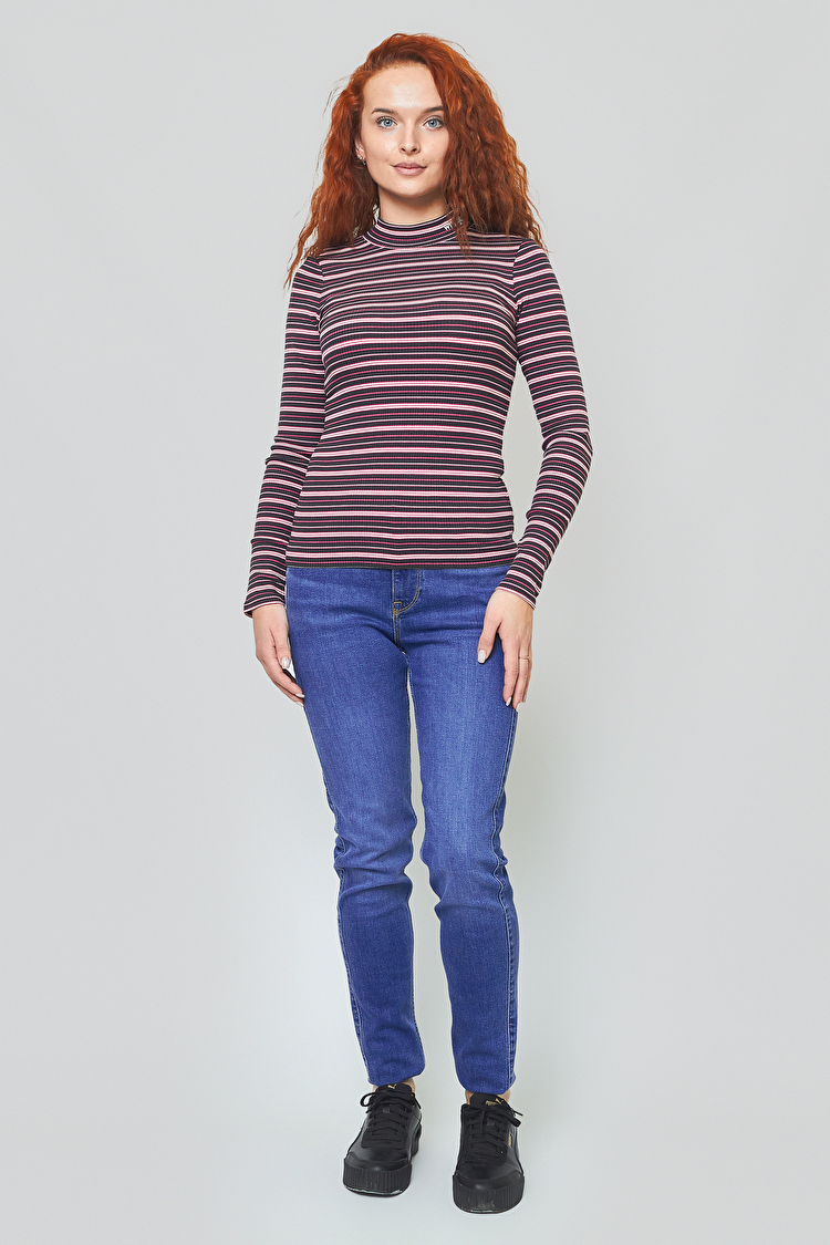 Лонгслів Wrangler Baby Tee Slim Fit (W7R1DGXV6) Рожевий