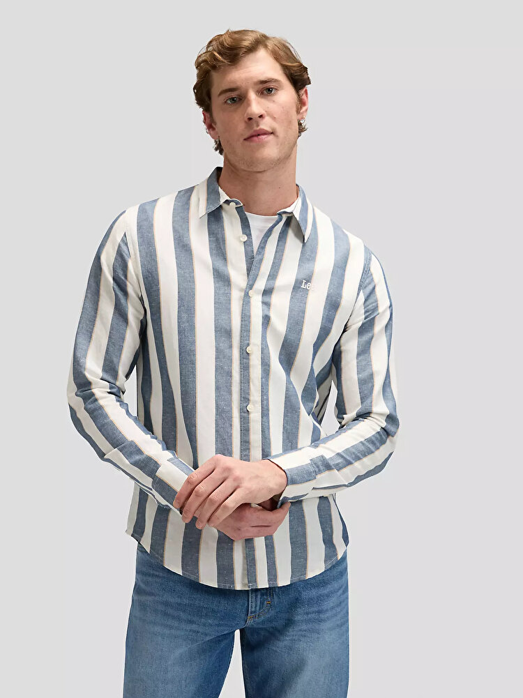 Сорочка LEE LEE SHIRT Regular Fit (112376546) Блакитний