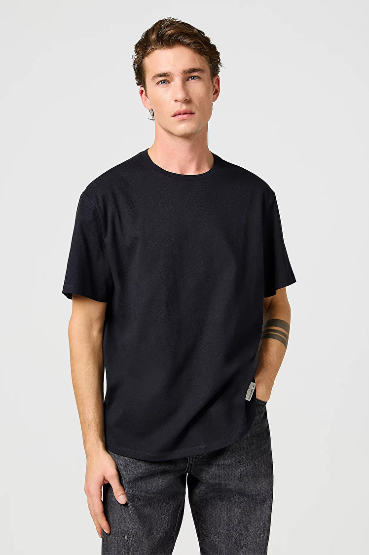 Футболка Wrangler SS SOLID TEE Relaxed Fit (112365120) Чорний