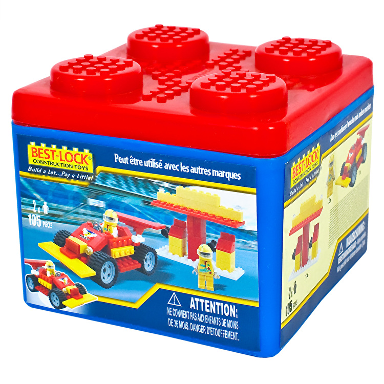 Конструктор Гоночная машина 105 деталей BEST-LOCK (22200)