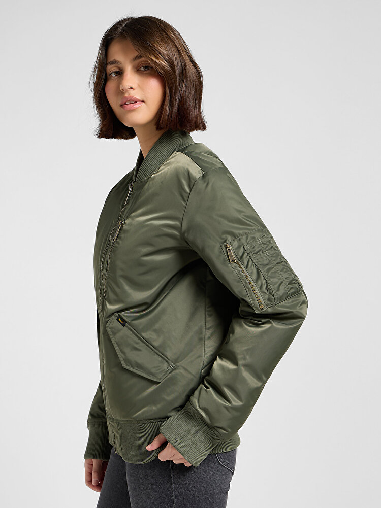 Бомбер LEE Bomber Jacket Relaxed Fit (112371315W) Зелений