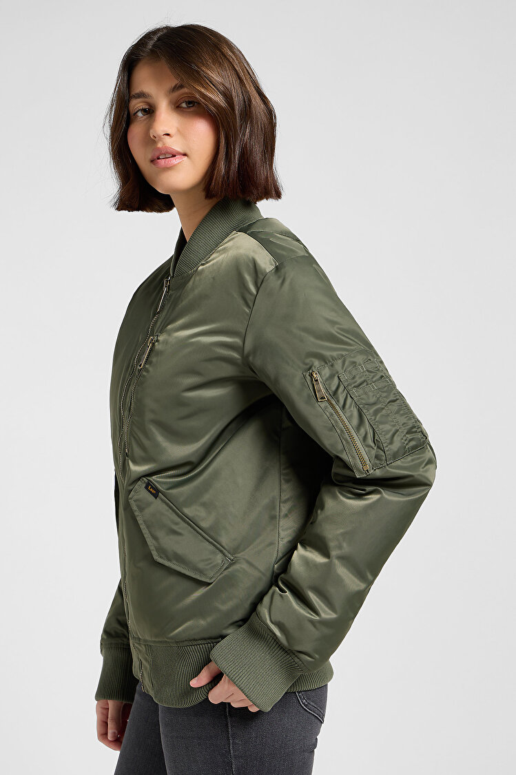 Бомбер LEE Bomber Jacket Relaxed Fit (112371315W) Зелений