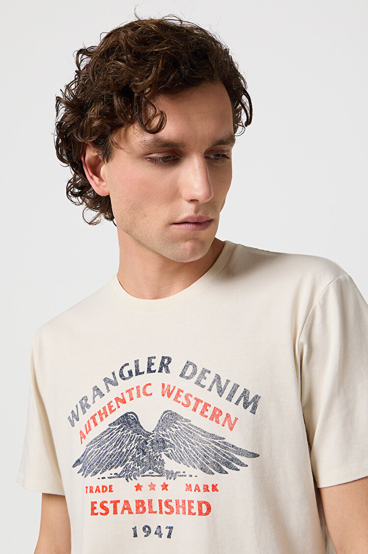 Футболка Wrangler Americana Tee (112362392) Белый