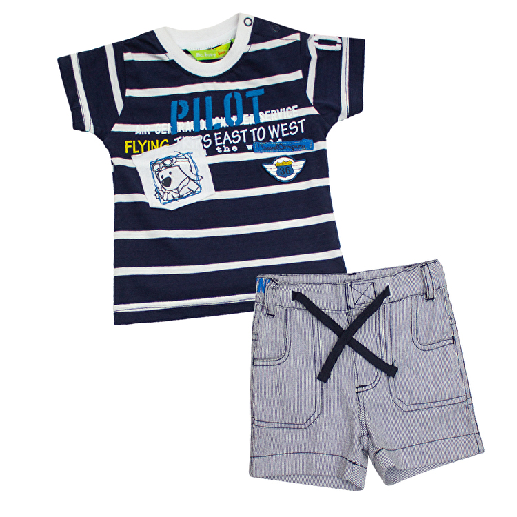 Костюм : Футболка и шорты Losan Mc baby boys (017804903/32) Темно-синий