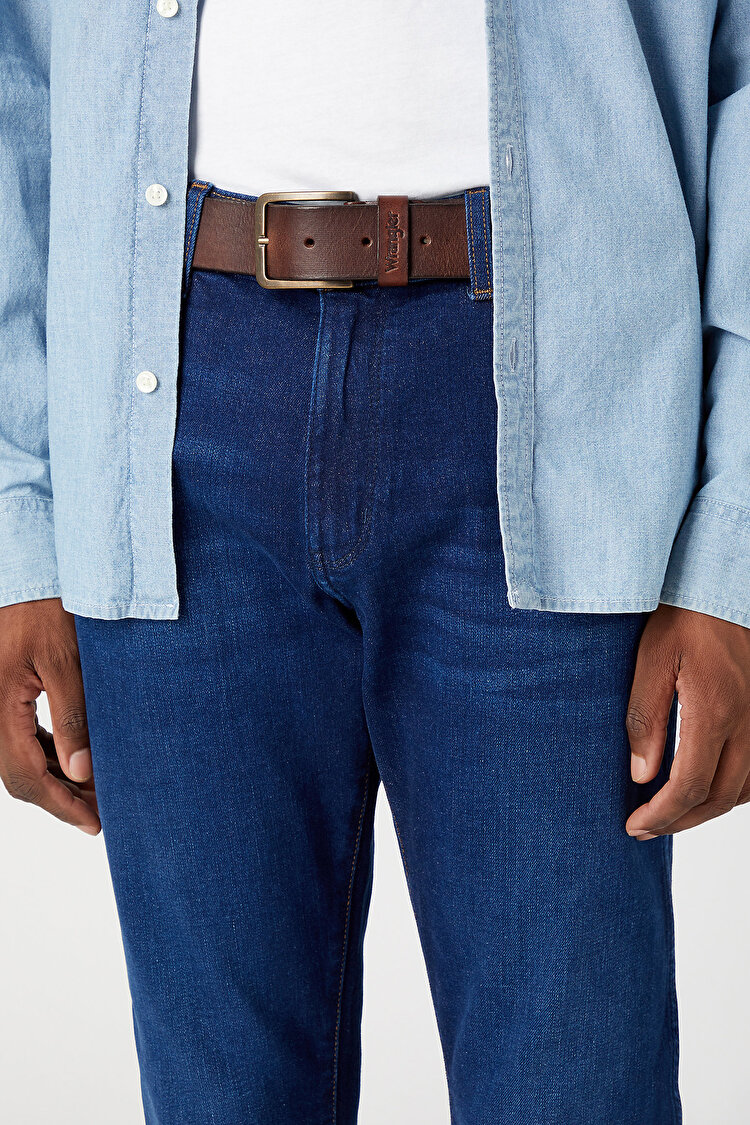 Ремень Wrangler Structured belt Multiple Fits (112125610-W0F1U1X85) Коричневый