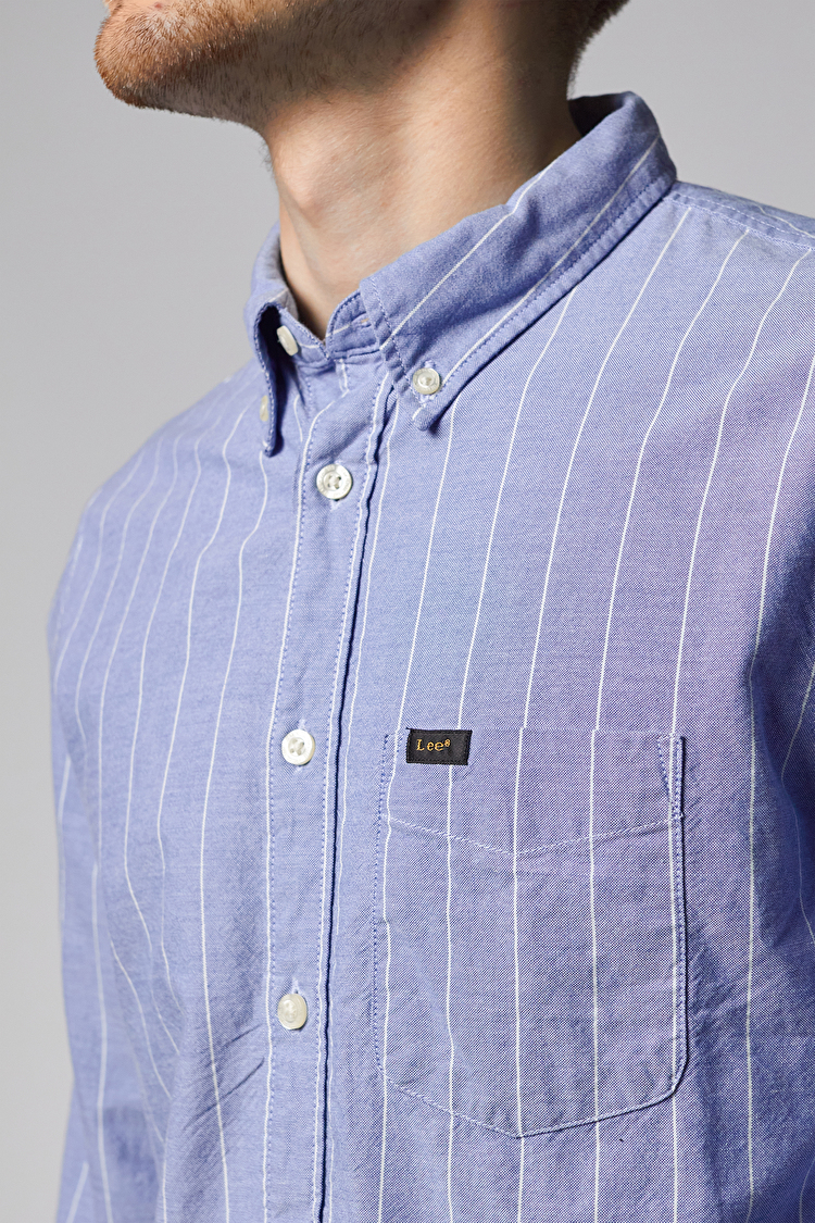 Рубашка LEE Button Down Shirt Regular Fit (L880NCLI) Голубой