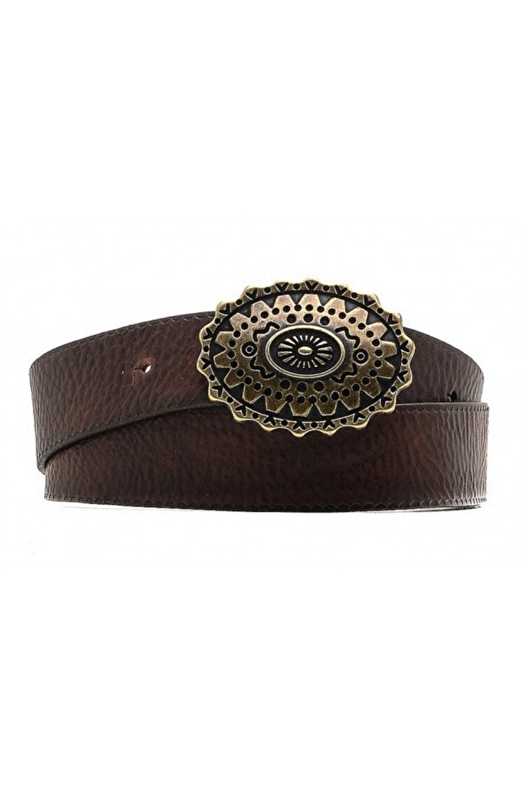Ремінь Wrangler Engrave Belt (W0B13U185) Коричневий