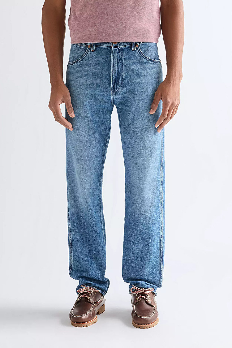 Джинси Wrangler FRONTIER Relaxed Fit (112377868) Блакитний