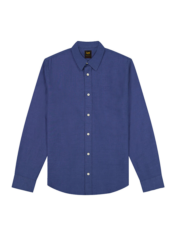 Сорочка LEE LEE SHIRT Regular Fit (112376544) Синій