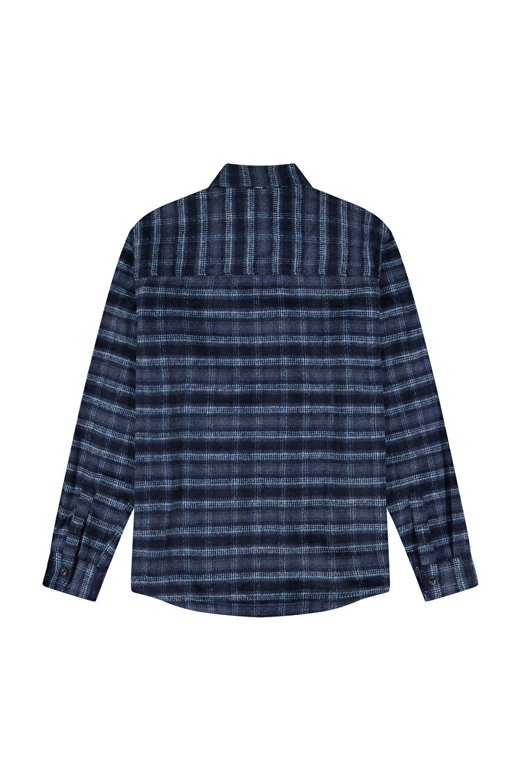 Сорочка Wrangler Overshirt Regular Fit (112371407) Синій