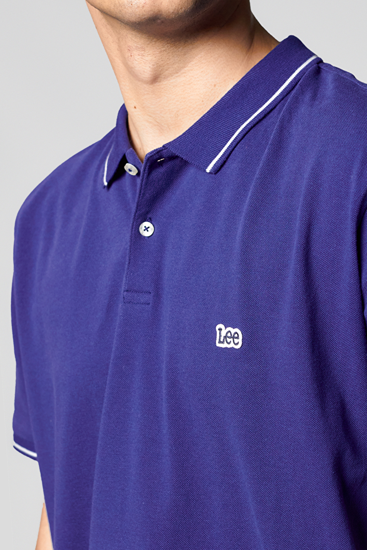 Поло LEE Pique Polo Regular Fit (L61ARLLH) Блакитний