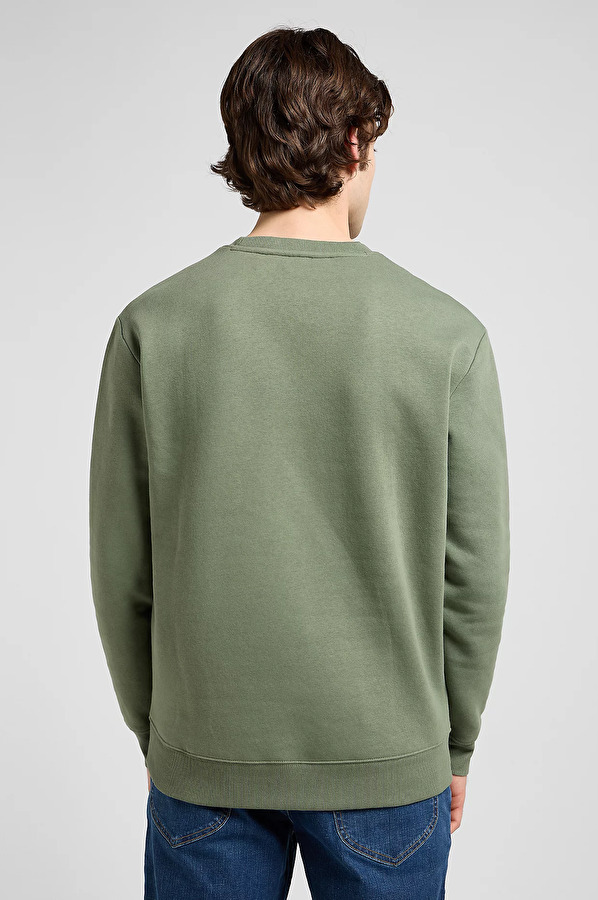 Свитшот LEE WOBBLY LEE SWS Regular Fit (112371911) Зеленый
