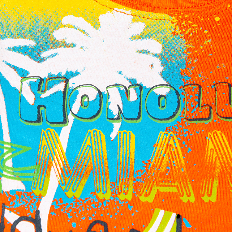 Футболка Losan Mc baby boys (017104003/74) Помаранчевий