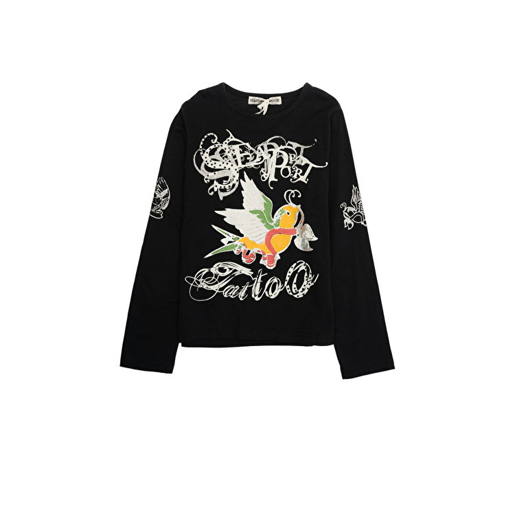 Футболка з довгим рукавом SEAPORT 1993 (9105) Чорний