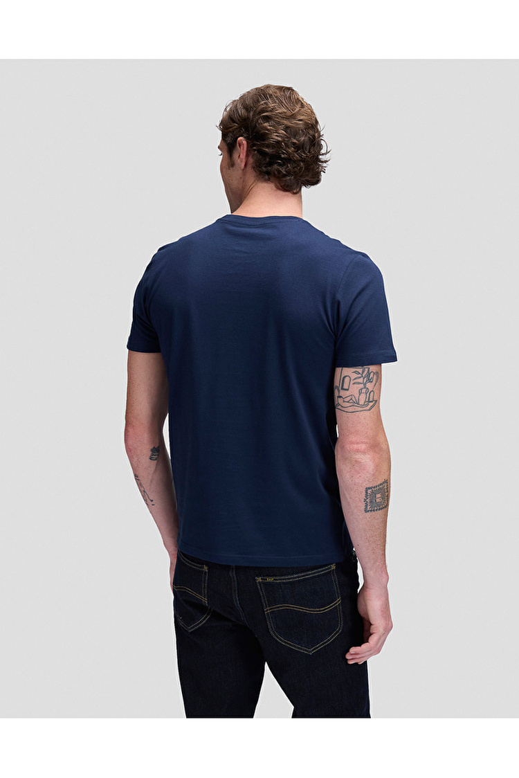Футболка LEE Small Logo Tee Relaxed Fit (112376517) Синий