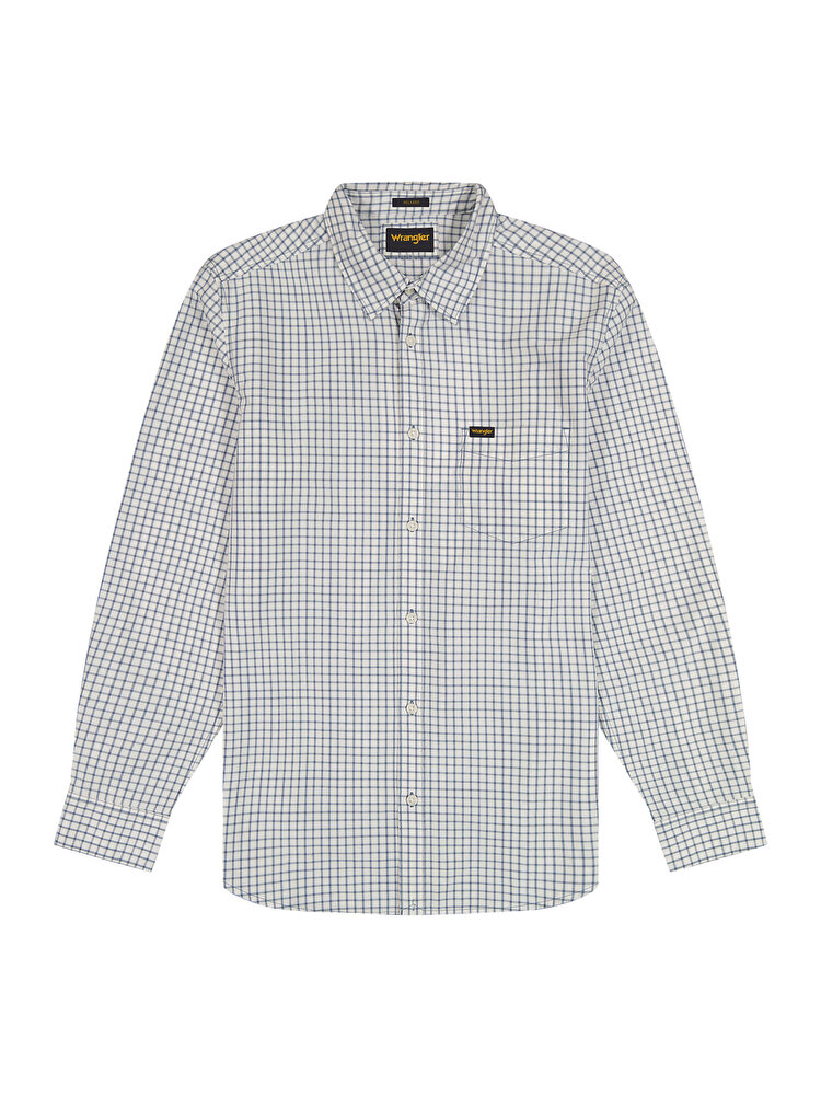 Сорочка Wrangler 1 PKT SHIRT Regular Fit (112378032) Блакитний