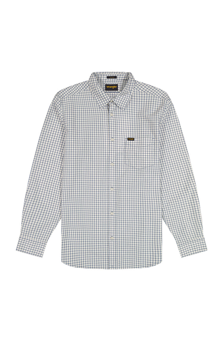 Рубашка Wrangler 1 PKT SHIRT Regular Fit (112378032) Голубой