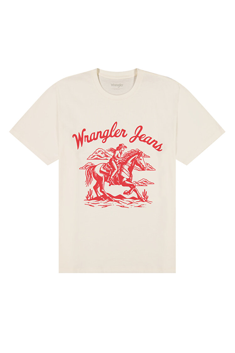Футболка Wrangler Girlfriend Tee Relaxed Fit (112378070) Білий