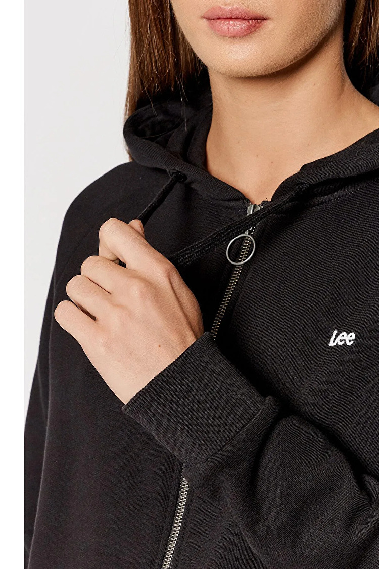 Толстовка LEE Zip Through Hoodie Regular Fit (L53QRY01) Черный