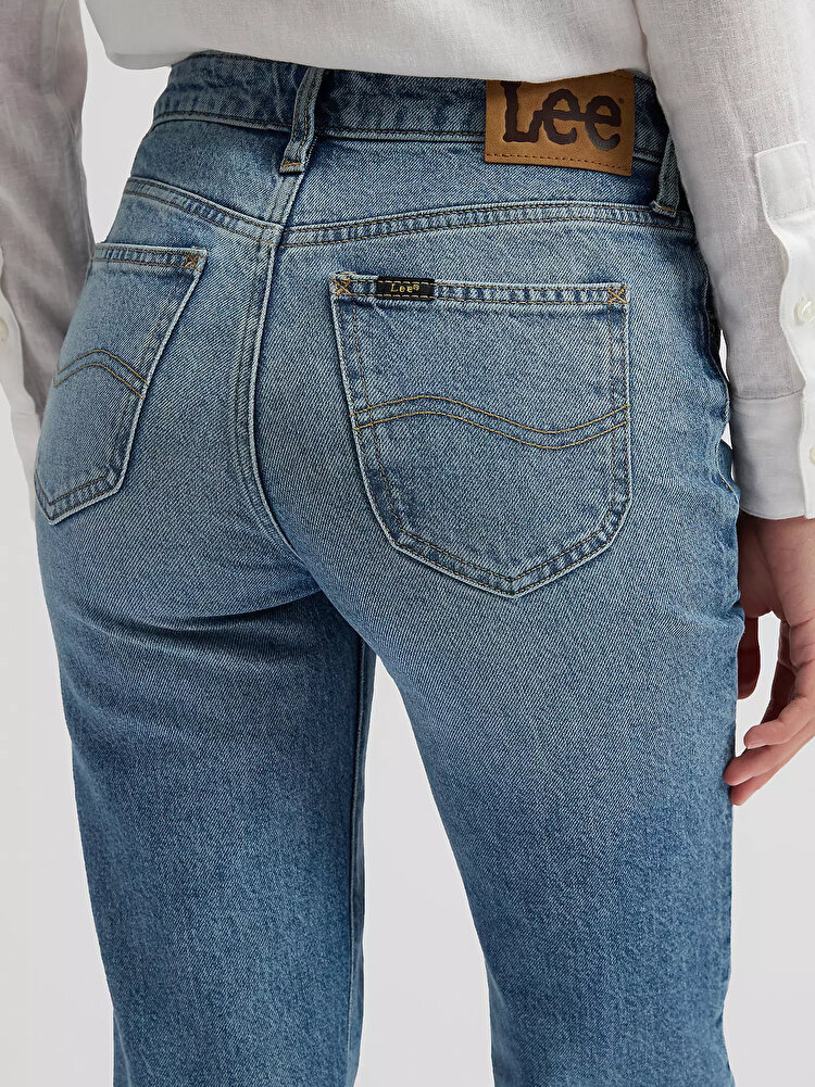 Джинси LEE LONDON Regular Fit (112378907) Блакитний