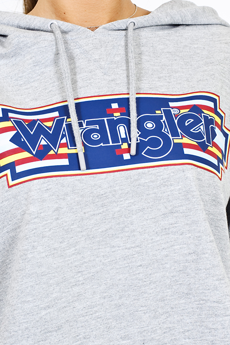 Худі Wrangler Geo Hoodie Loose Fit (W6N3HPX37) Сірий