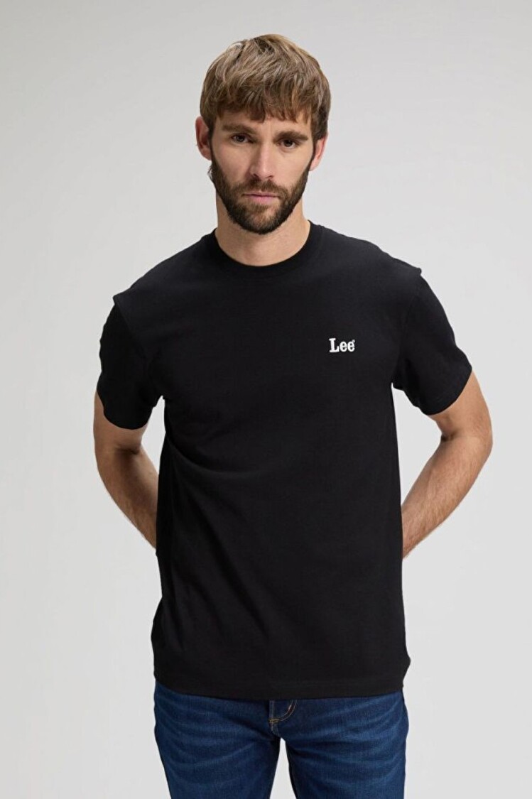 Футболка LEE SS SMALL LOGO TEE Relaxed Fit (112376492) Черный