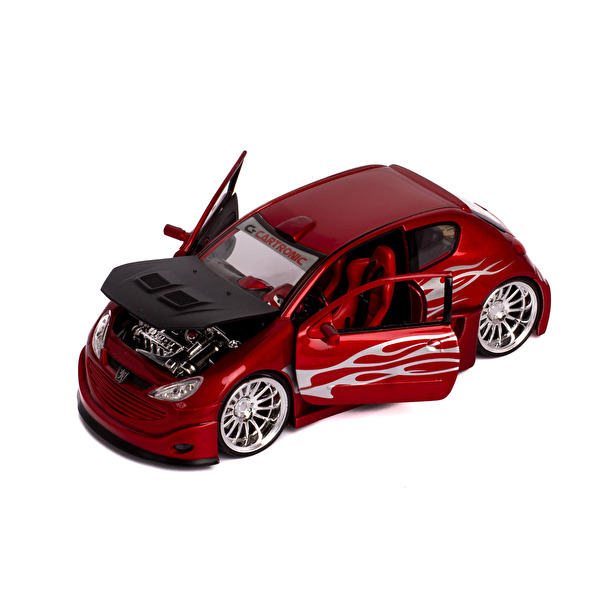 Модель автомобіля: Peugeot 1:24 Welly (22486W/RED)