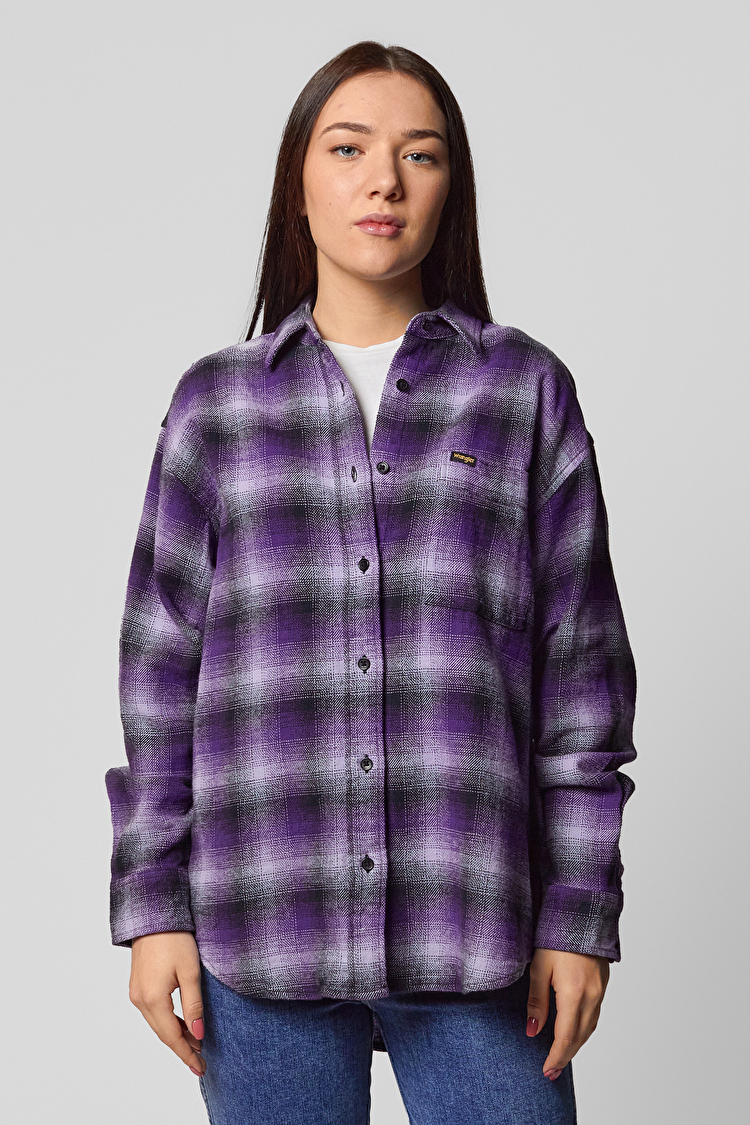 Сорочка Wrangler 1 Pocket Overshirt Regular Fit (W5N52VP04) Фіолетовий