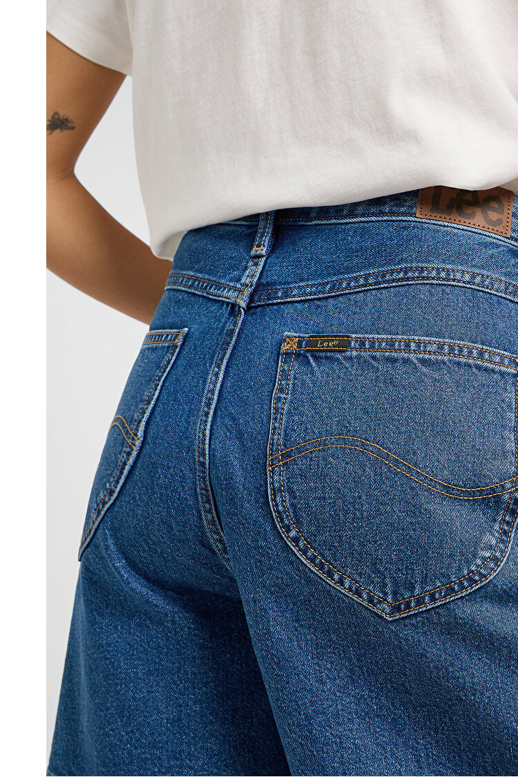 Шорти джинсові LEE Stella Short Head To Toe (112363254) Голубий