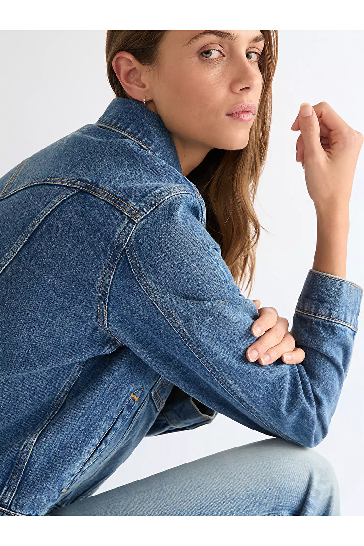 Куртка Wrangler WESTERN JACKET Regular Fit (112378318) Блакитний